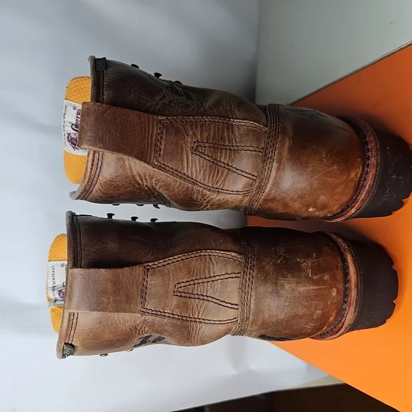 Chippewa Men's Brown Leather Boots Mens For Work Size 7